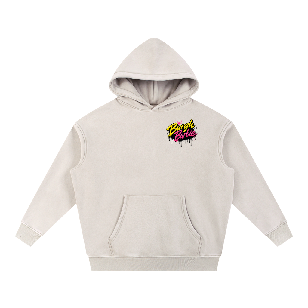 Burgh Barbie Wash Fleece Oversize Hoodie