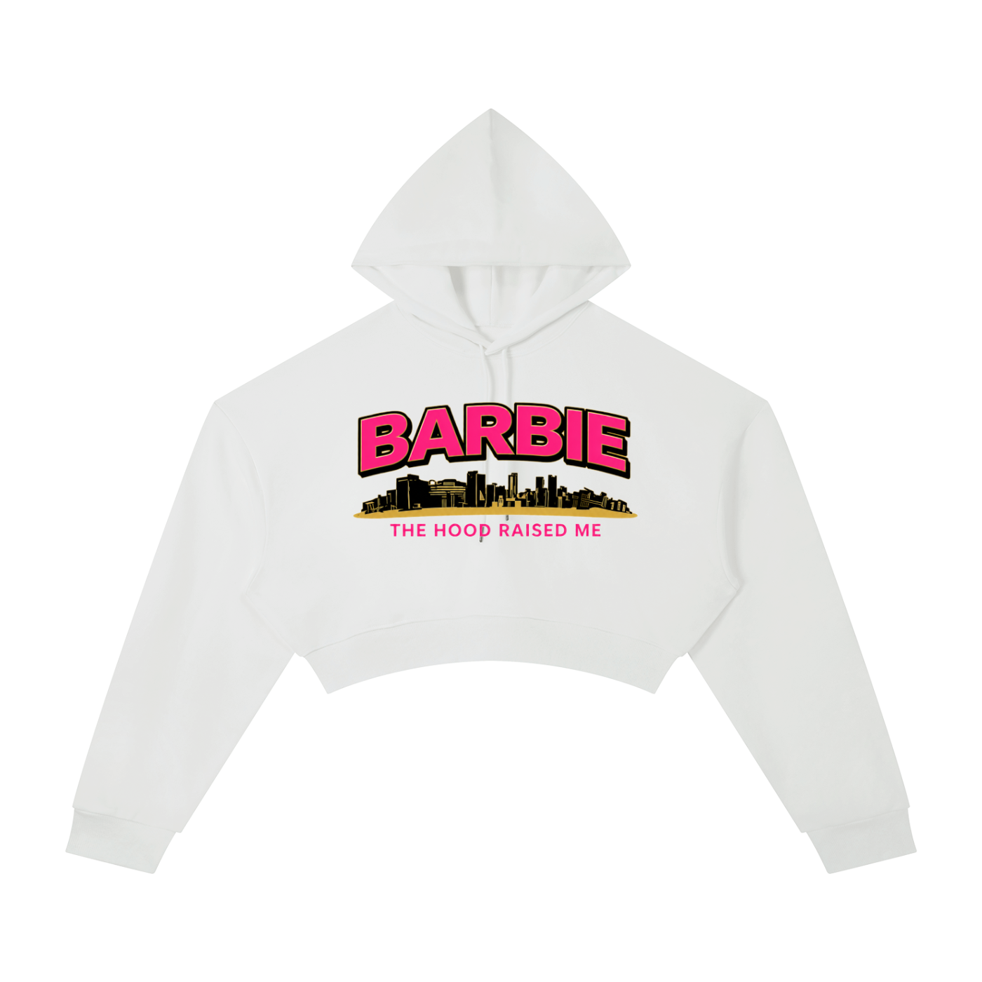 Burgh Barbie Cropped Hoodie