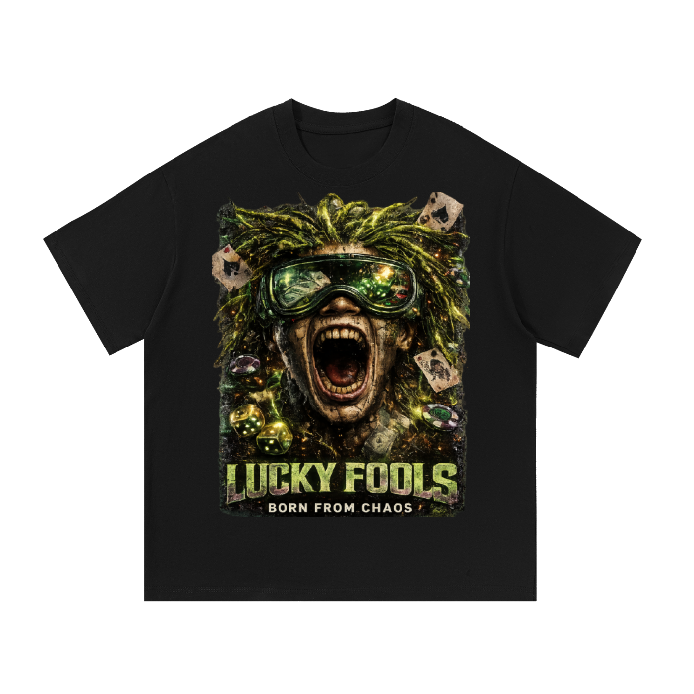 Lucky Fools Born From Chaos Graphic Tee