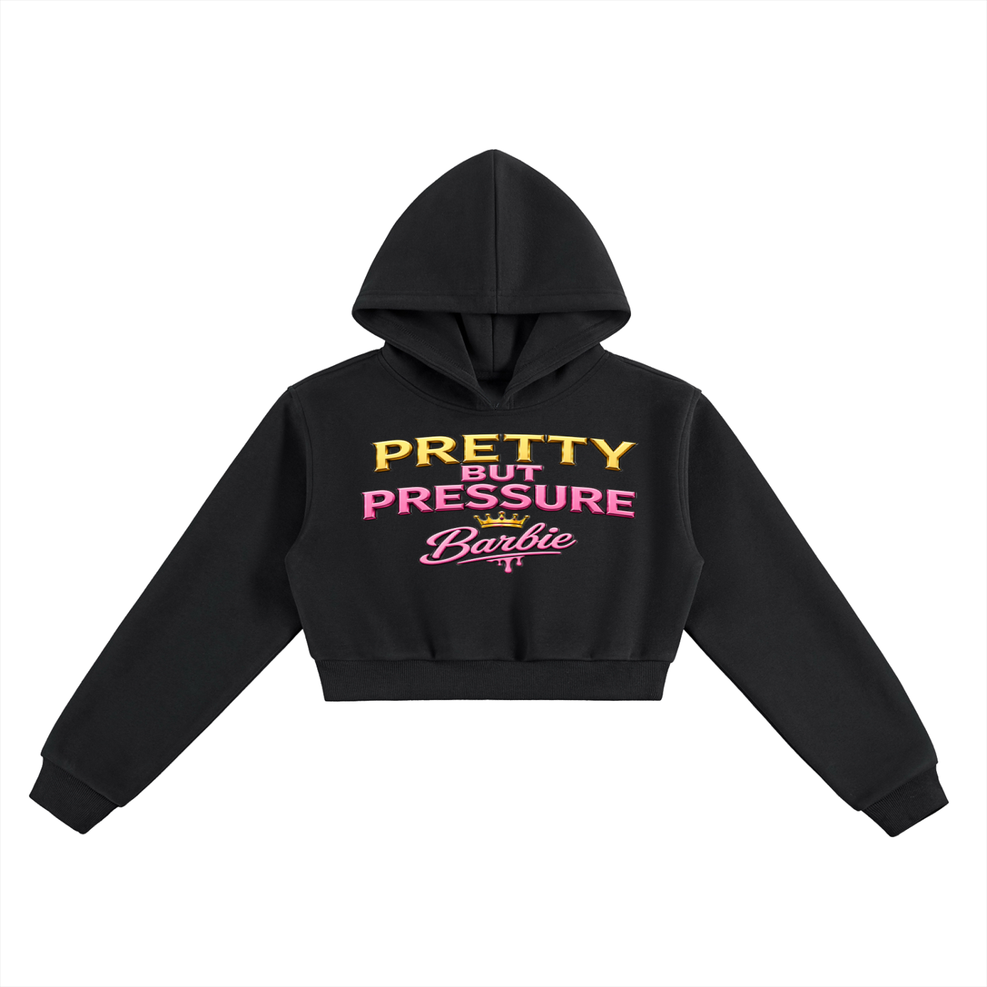 Burgh Barbie Cropped Hoodie