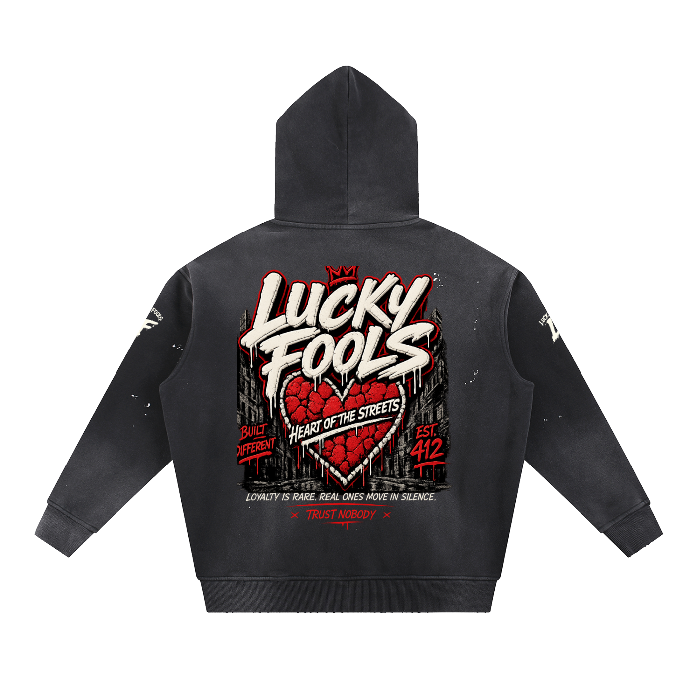 Vintage Sinner Washed Hoodie