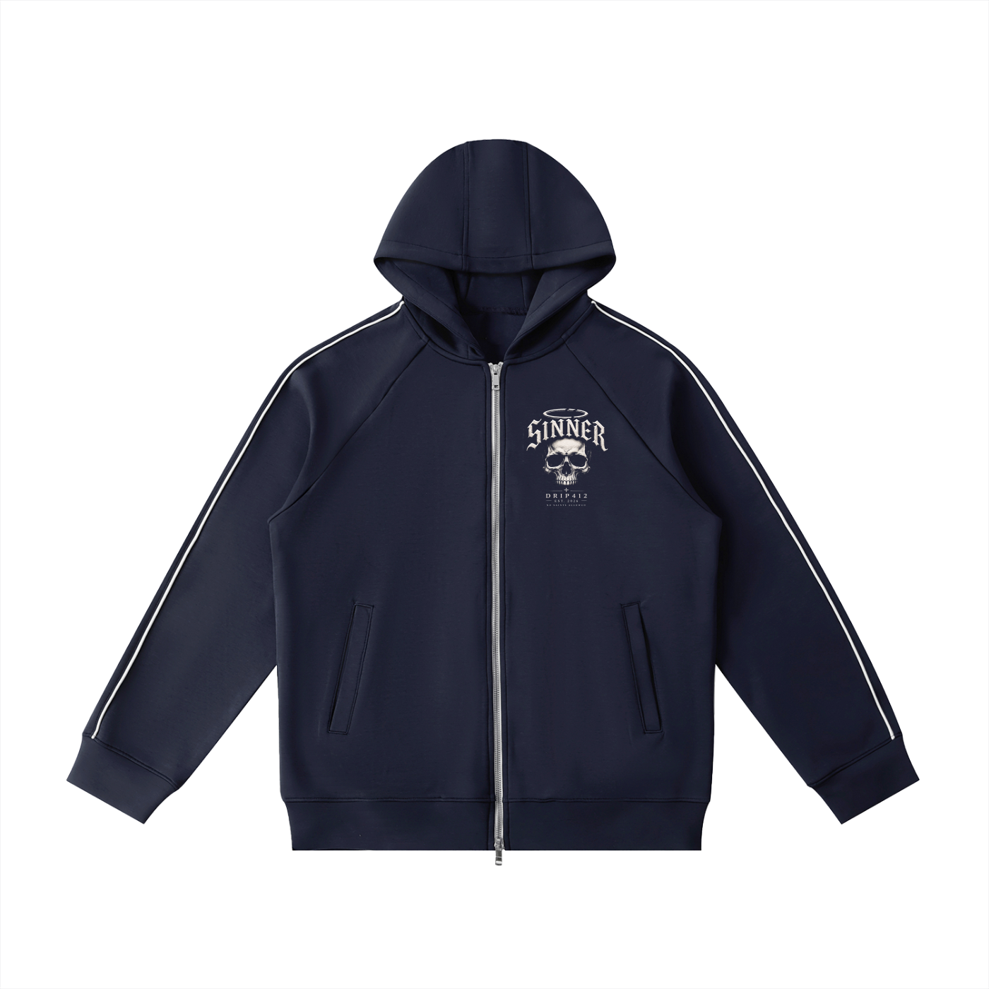 Vintage Sinner Zip Hoodie