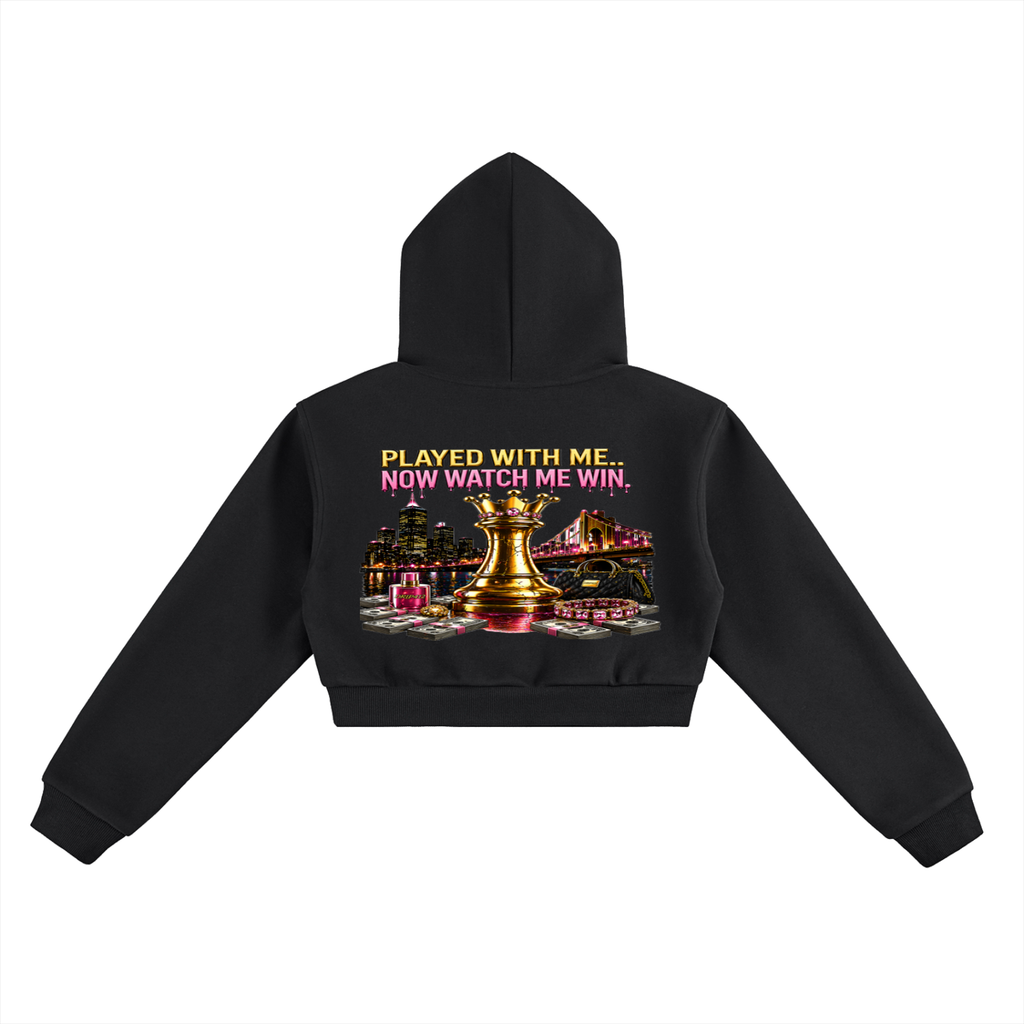 Burgh Barbie Cropped Hoodie