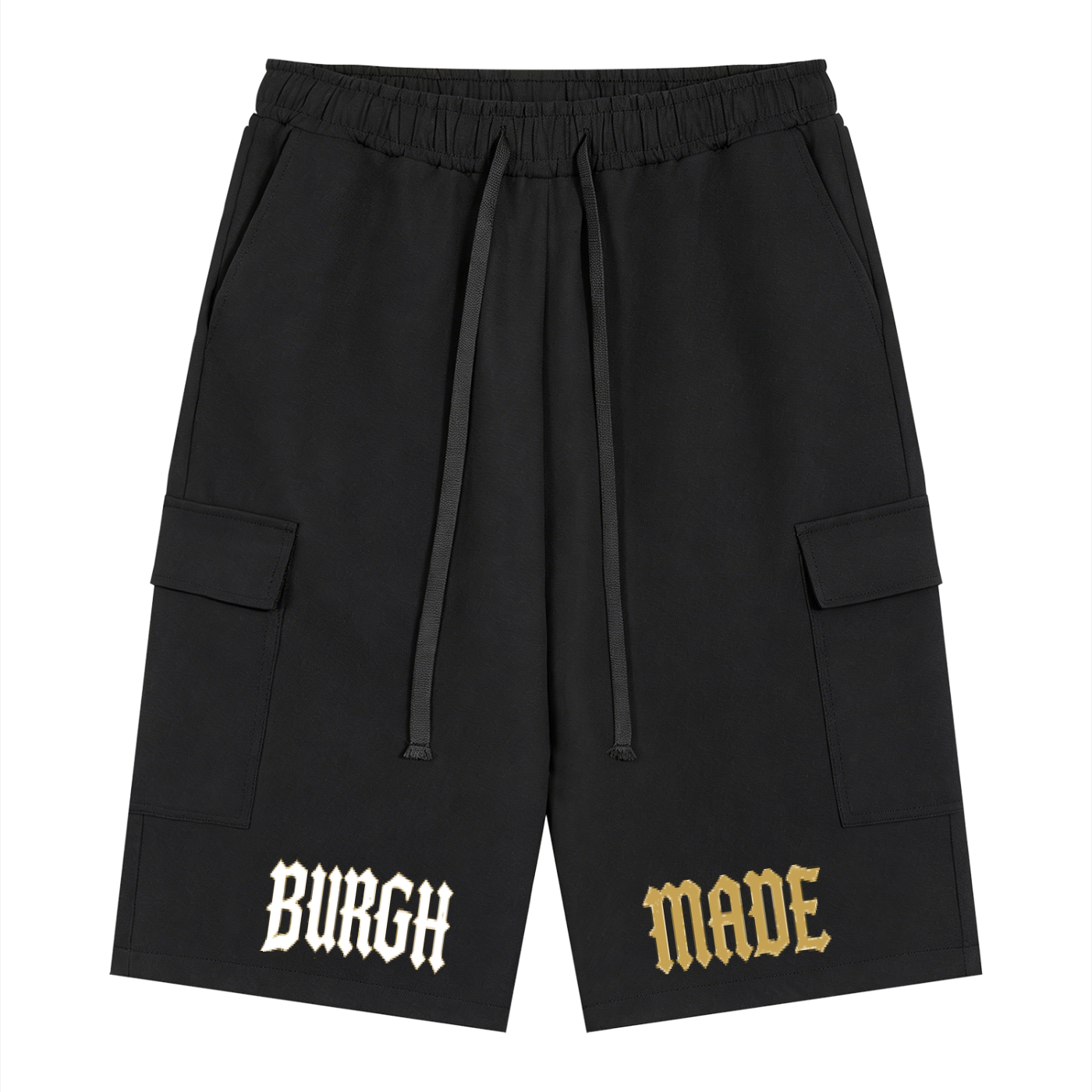 Burgh Made Drawstring Cargo Shorts