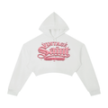 Vintage Saint Cropped Hoodie