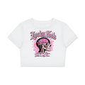 Lucky Fools Fitted Crop Cotton T-Shirt