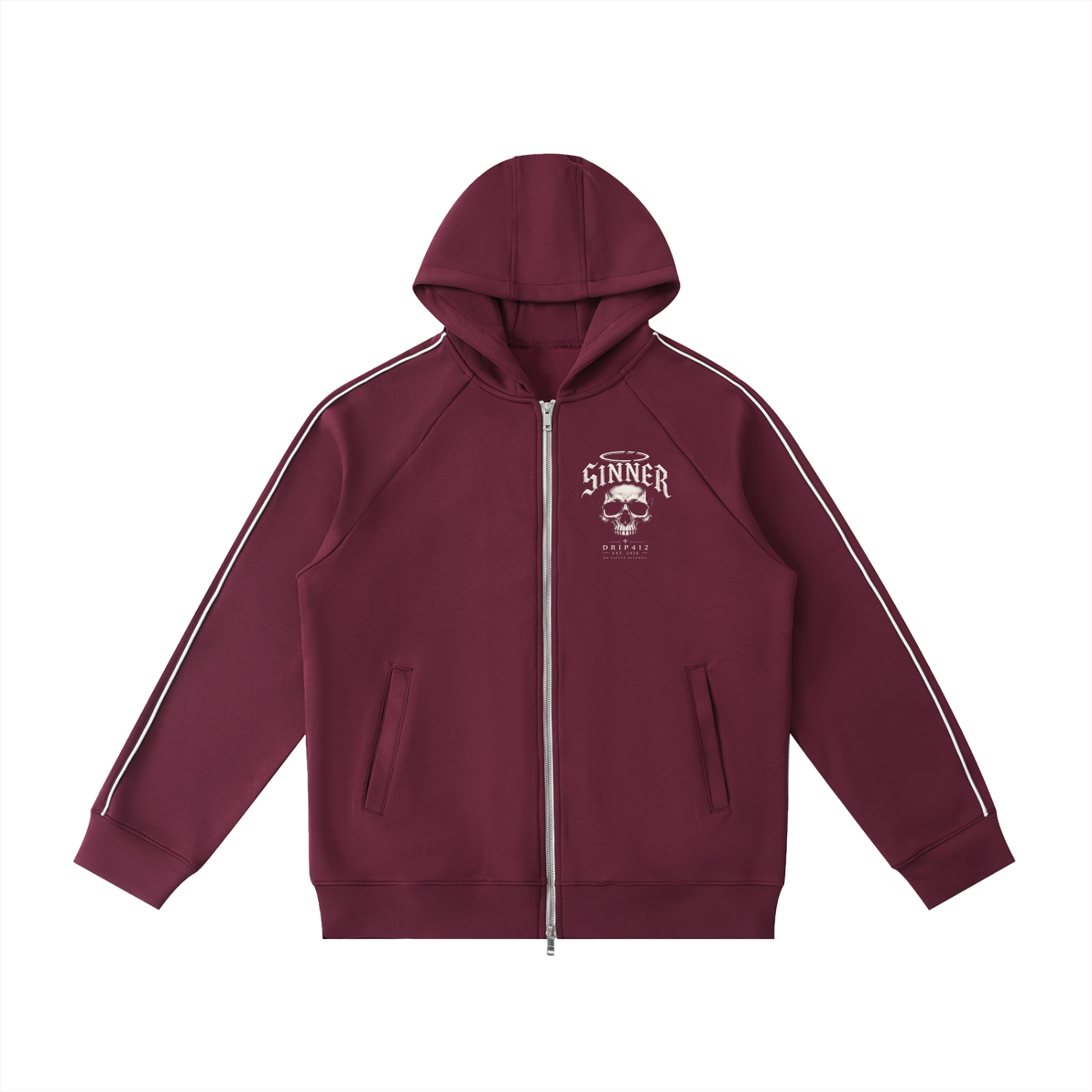 Vintage Sinner Zip Hoodie