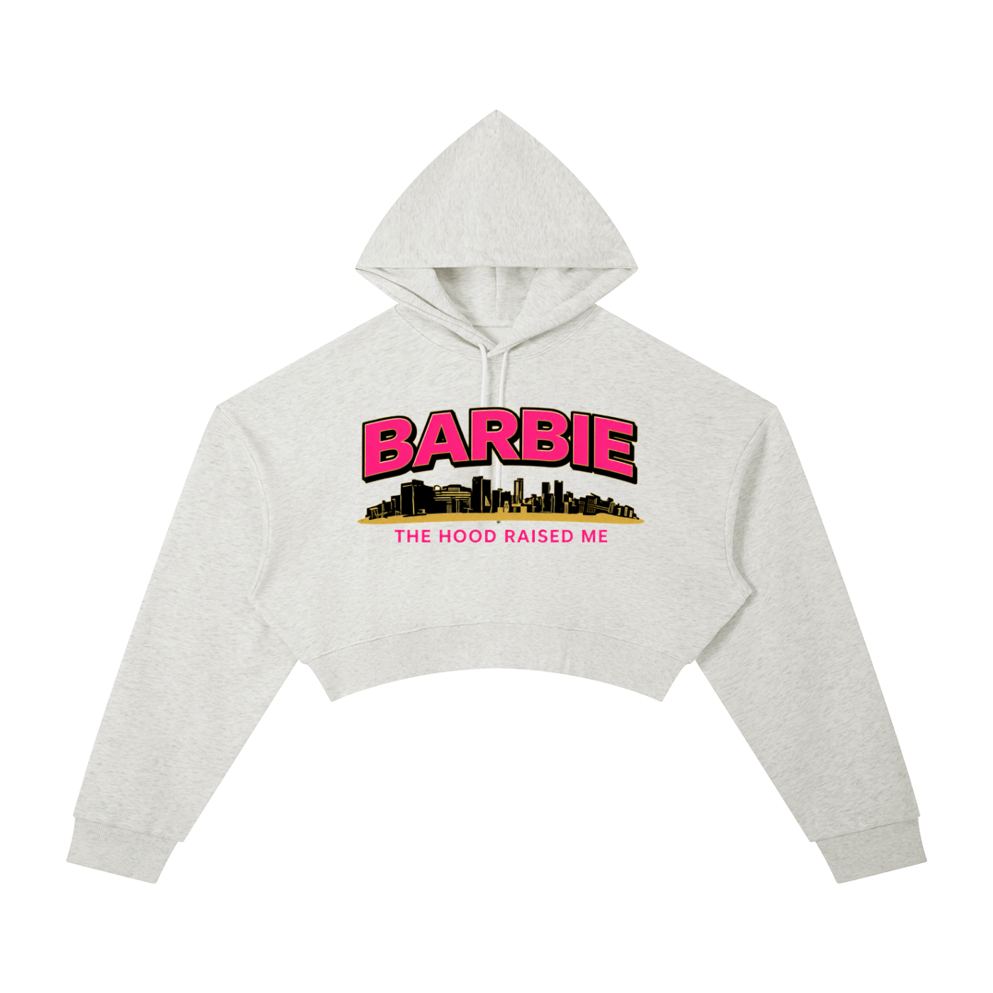 Burgh Barbie Cropped Hoodie