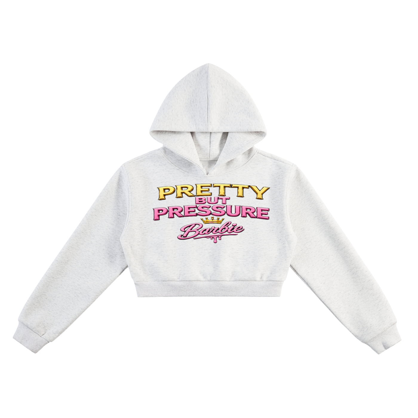 Burgh Barbie Cropped Hoodie