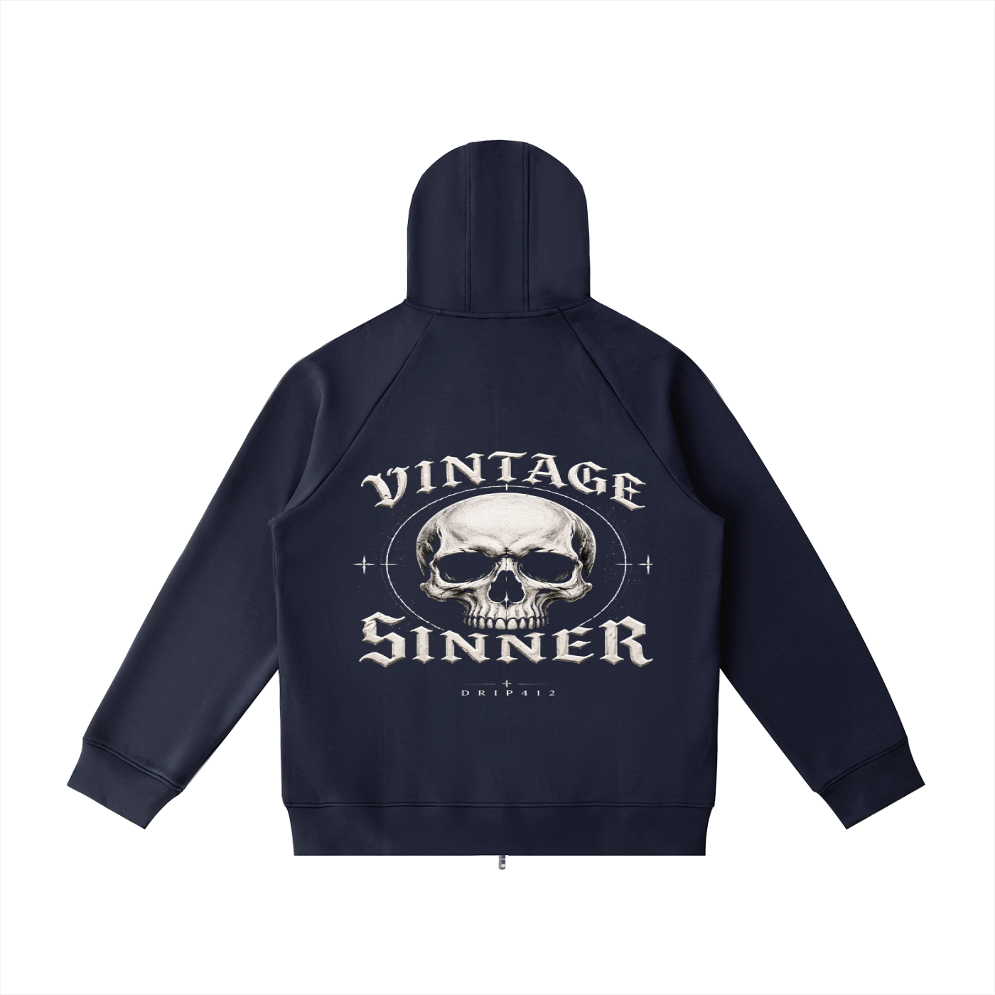 Vintage Sinner Zip Hoodie