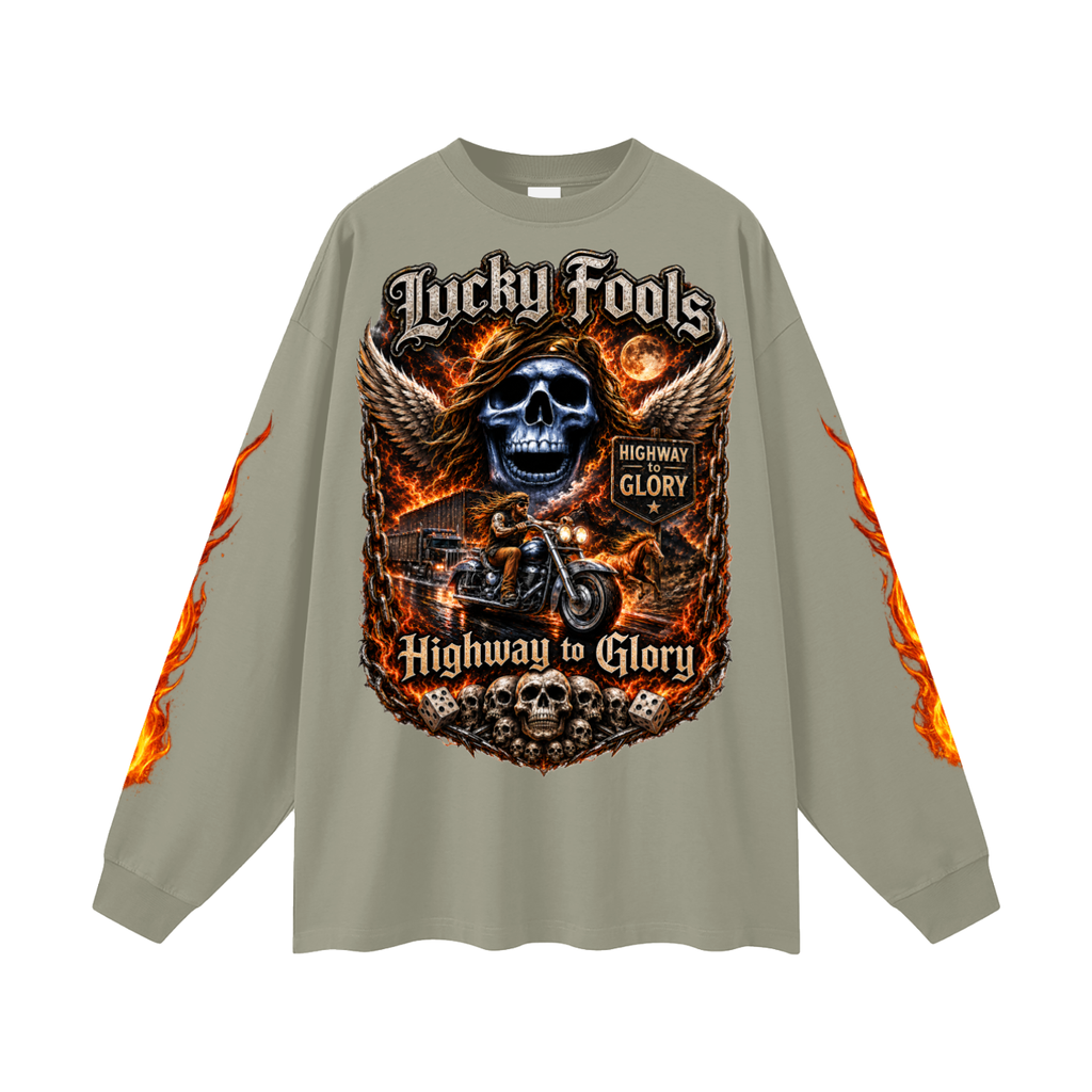 Oversized Unisex Long Sleeve T-Shirt