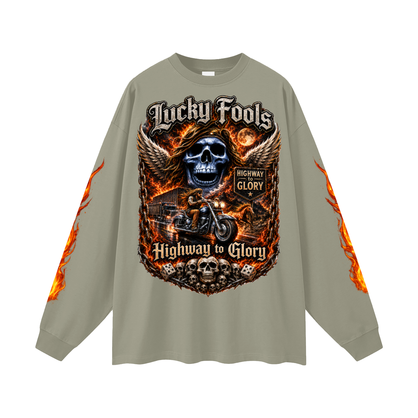 Oversized Unisex Long Sleeve T-Shirt