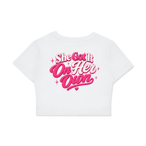 Burgh Barbie Crop Cotton T-Shirt
