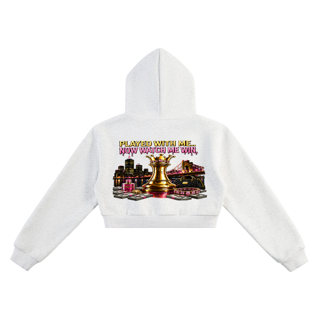 Burgh Barbie Cropped Hoodie