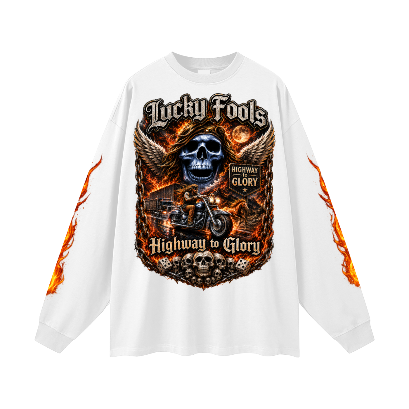Oversized Unisex Long Sleeve T-Shirt