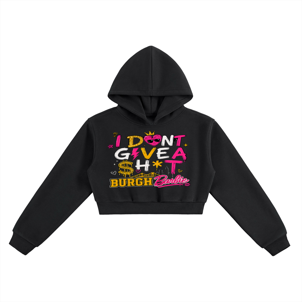 Burgh Barbie Cropped Hoodie