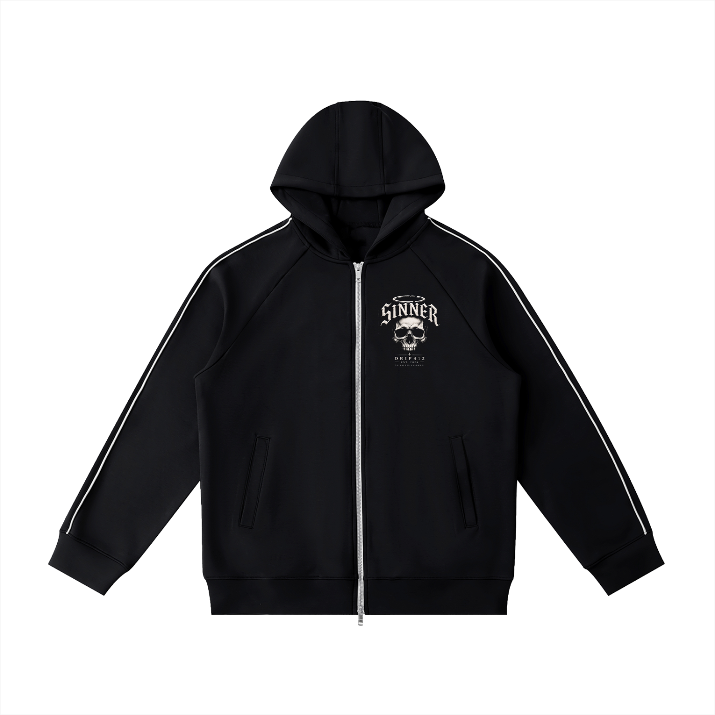 Vintage Sinner Zip Hoodie