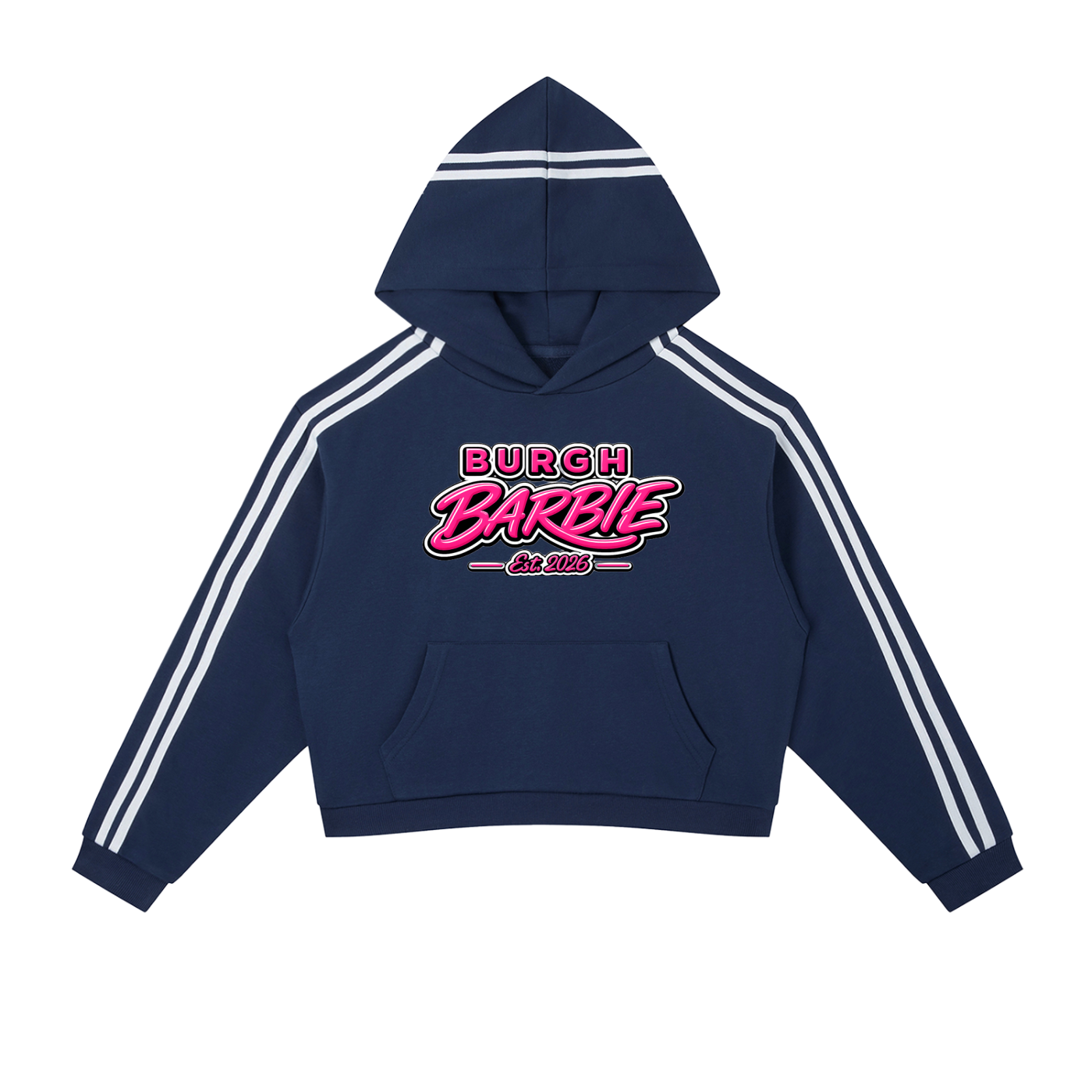 Burgh Barbie Cropped Hoodie
