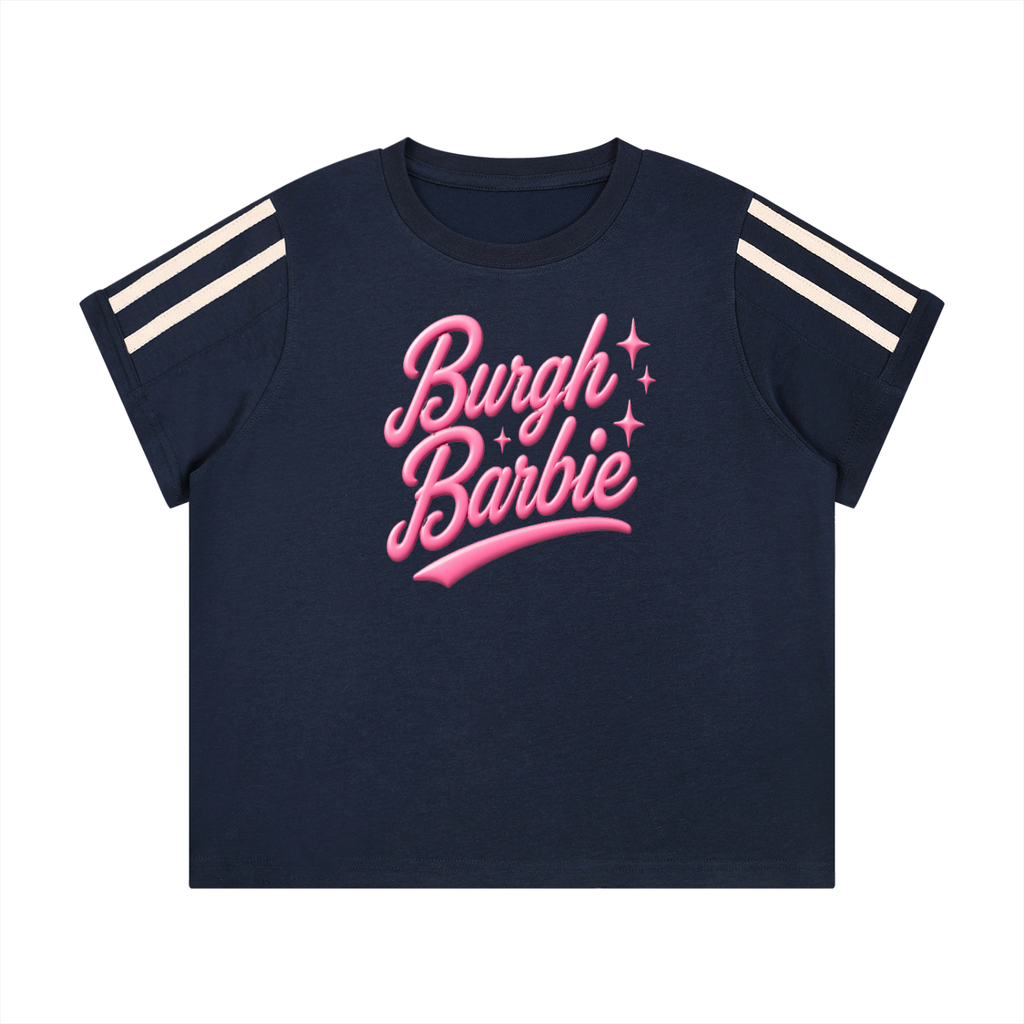 Burgh Barbie Varsity Stripe T-Shirt