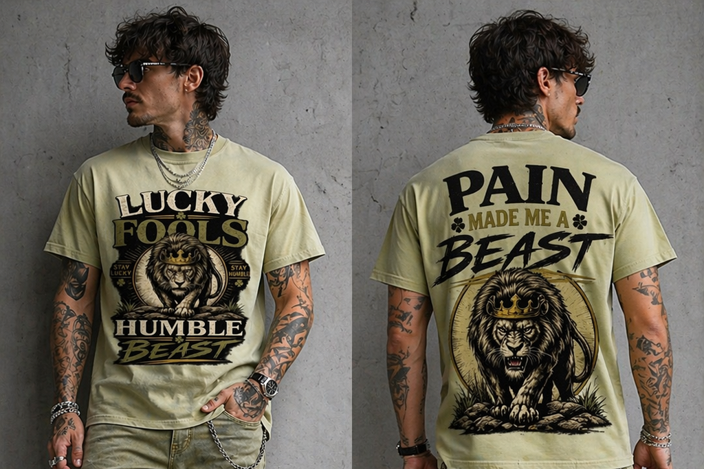 Lucky Fools Wash T-Shirt